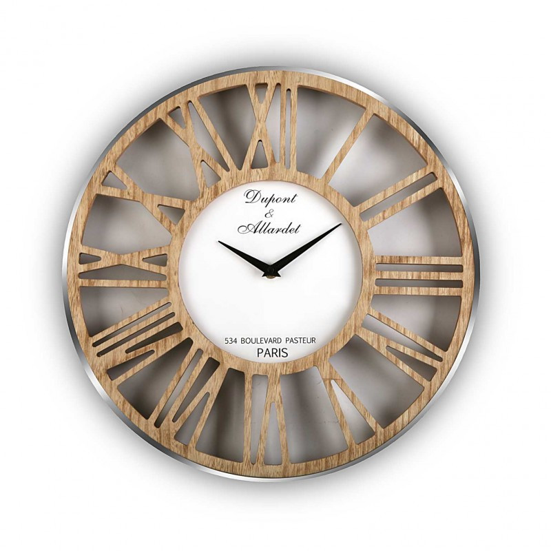 Reloj de pared de madera 40 cm